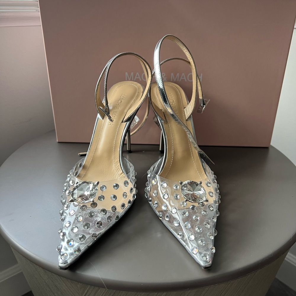 SOLD Mach & Mach Double Diamond Heels - Picture 5 of 9